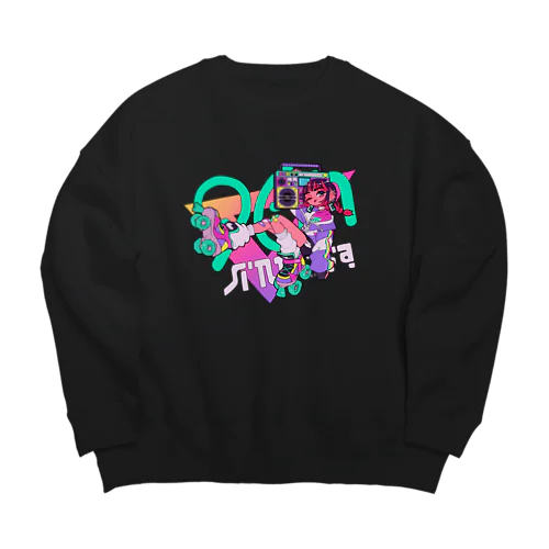 96N Boombox Big Crew Neck Sweatshirt