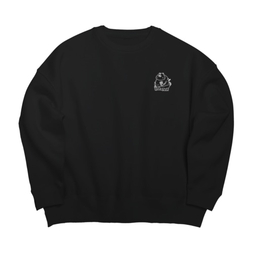 食べすぎたっぽい　白中なし Big Crew Neck Sweatshirt