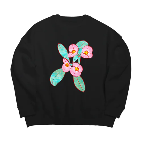 花麒麟 Big Crew Neck Sweatshirt