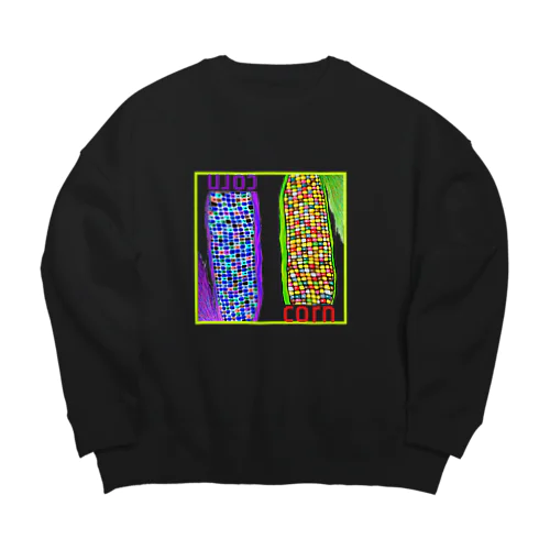 corn & corn Big Crew Neck Sweatshirt