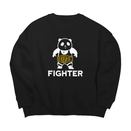 パンダプロレス ファイター Big Crew Neck Sweatshirt