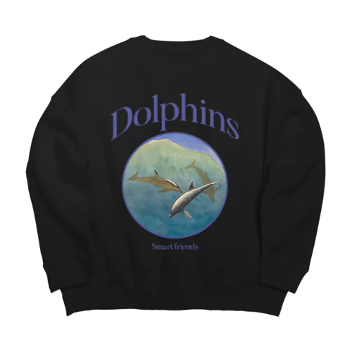 Dolphins Big Crew Neck Sweatshirt