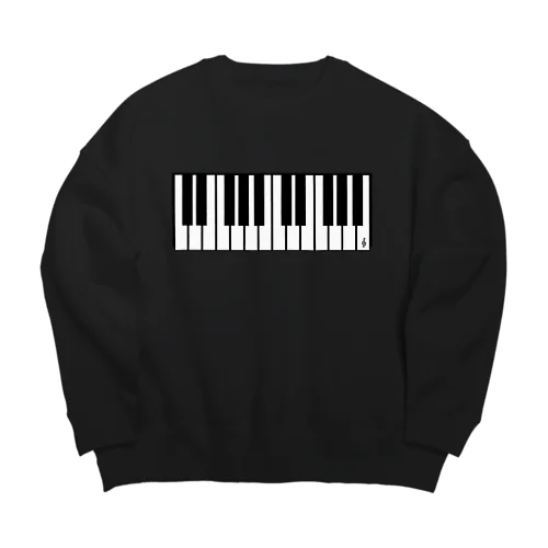 ピアノ Big Crew Neck Sweatshirt