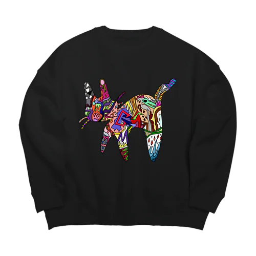 【コラボアイテム】サイケデリック忍び足 Big Crew Neck Sweatshirt