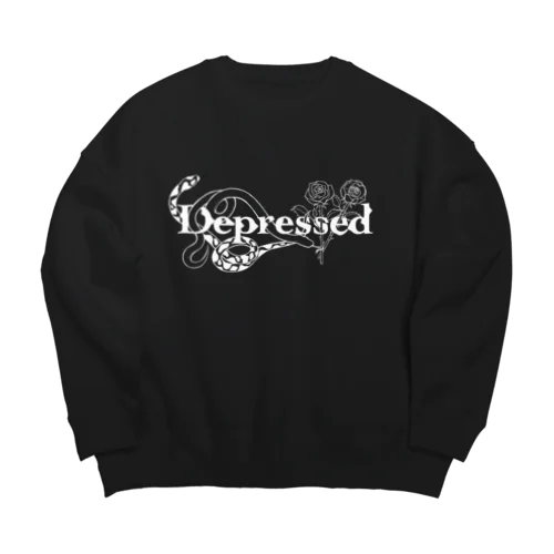 Depressed（鬱屈） Big Crew Neck Sweatshirt