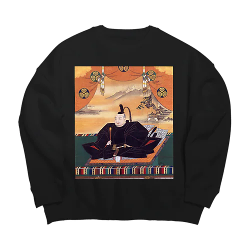 徳川家康像 Big Crew Neck Sweatshirt