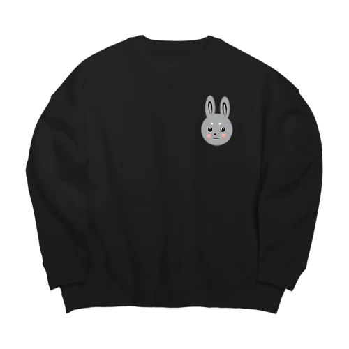 うさころ（いもうとさん） Big Crew Neck Sweatshirt