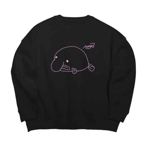 ブロブフィッシュのろぶ Big Crew Neck Sweatshirt