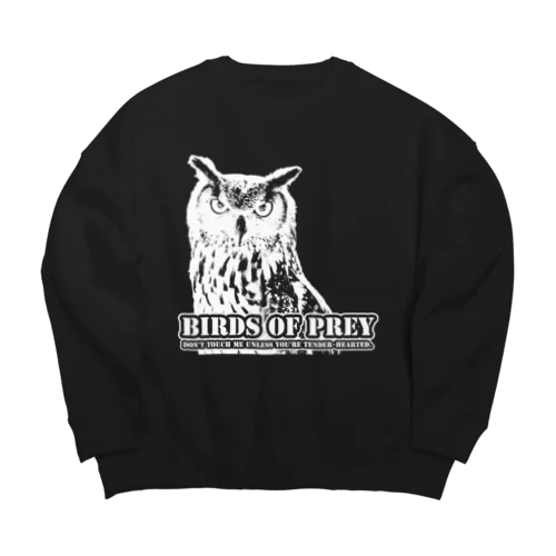 BIRDS OF PREY clear ベンガルワシミミズクver. Big Crew Neck Sweatshirt