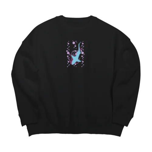 サメ Big Crew Neck Sweatshirt