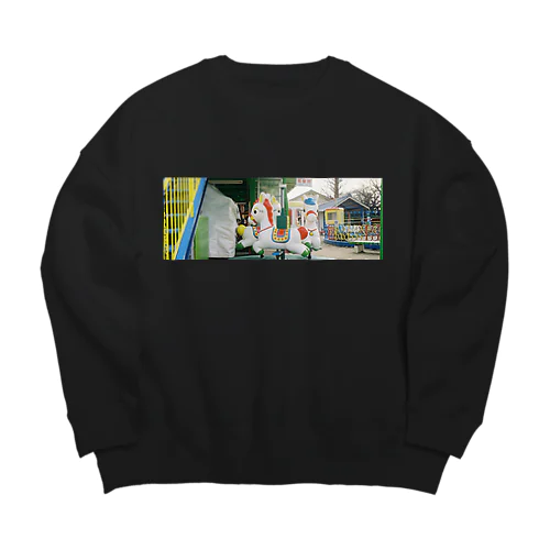 メリーゴーランド Big Crew Neck Sweatshirt