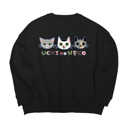 UCHInoNEKO Big Crew Neck Sweatshirt