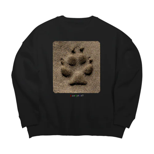 犬の足跡 Big Crew Neck Sweatshirt