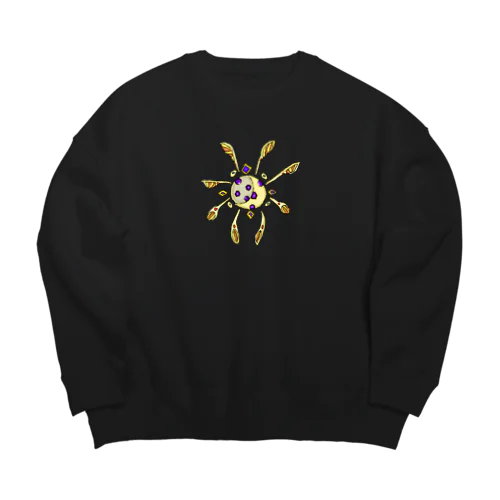 月moon Big Crew Neck Sweatshirt