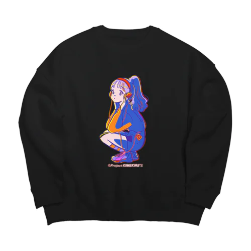 music占いちゃん Big Crew Neck Sweatshirt