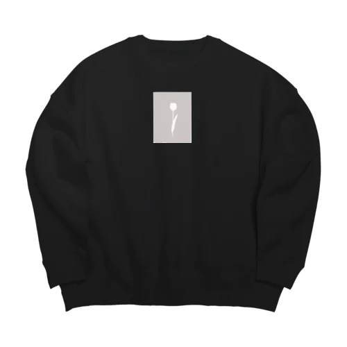 Tulip silhouette Big Crew Neck Sweatshirt