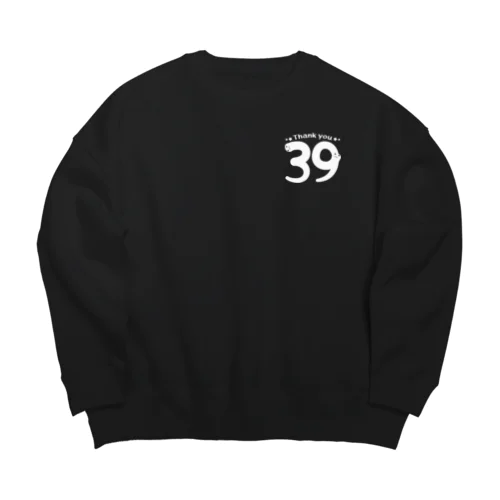 ワンポイント 39 Thank you B Big Crew Neck Sweatshirt