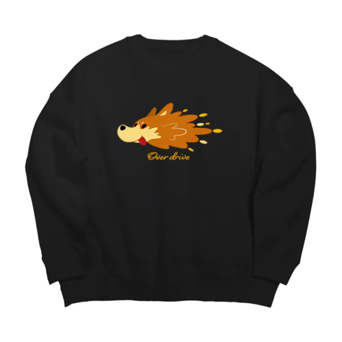 柴犬オーバードライブ Big Crew Neck Sweatshirt