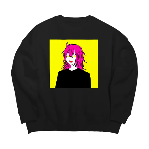 モモちゃん Big Crew Neck Sweatshirt