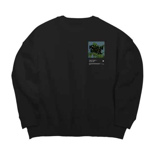 #KUSH_GIRL Big Crew Neck Sweatshirt