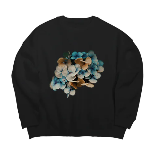 Hydrangea Big Crew Neck Sweatshirt