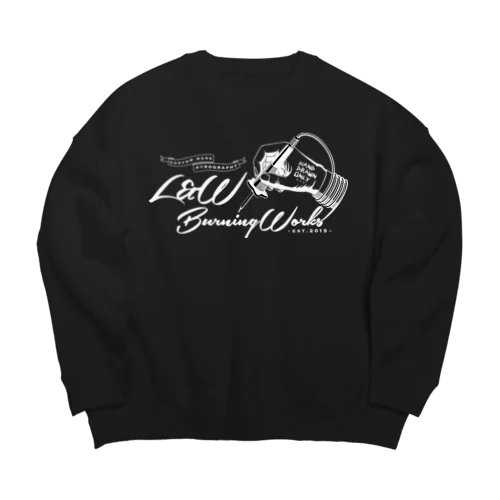 Hand silhouette logo Big Crew Neck Sweatshirt