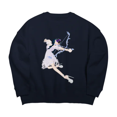 妖精ガール＊恋のキューピット＊弓矢 Big Crew Neck Sweatshirt