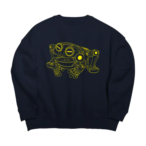 ギャラクシーカエルロボエルビッケ Big Crew Neck Sweatshirt