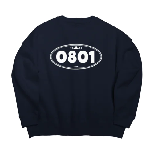 日付のうさぎ Big Crew Neck Sweatshirt