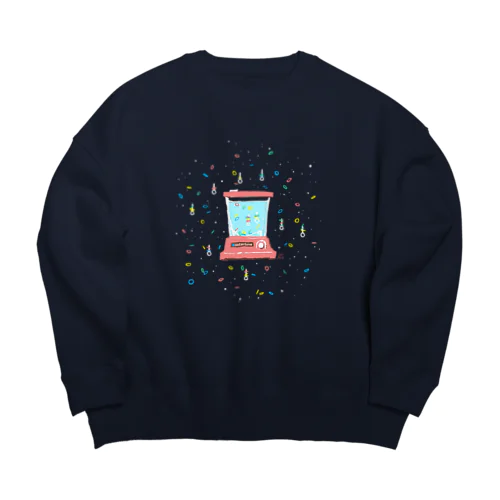 【昭和】ウォーターゲーム（クリア） Big Crew Neck Sweatshirt