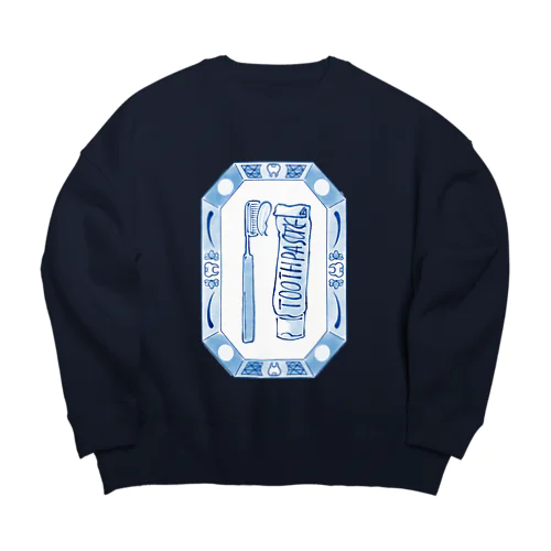 歯刷子 Big Crew Neck Sweatshirt