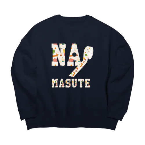 マステ動物 Big Crew Neck Sweatshirt