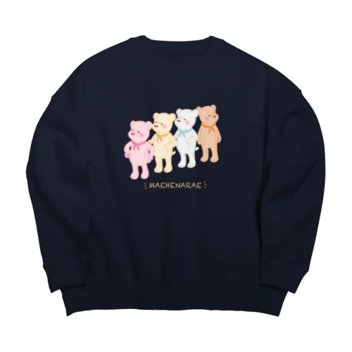 前へならえ Big Crew Neck Sweatshirt