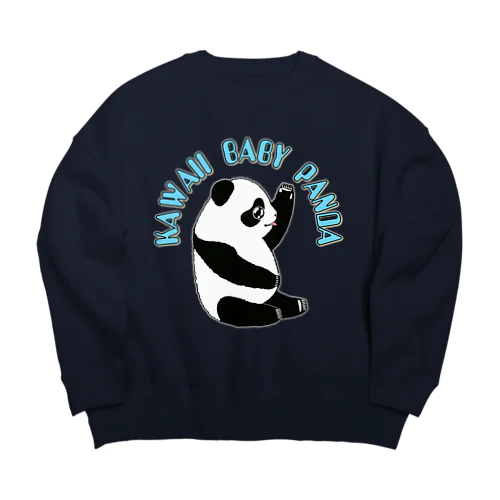 Kawaii Baby Panda Big Crew Neck Sweatshirt
