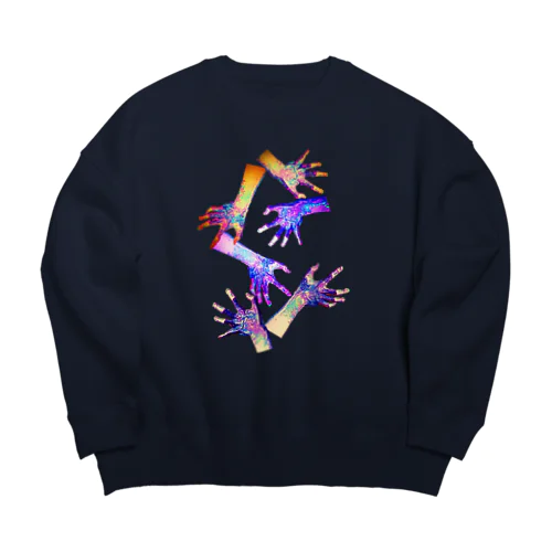 POP★ZOMBIE Big Crew Neck Sweatshirt