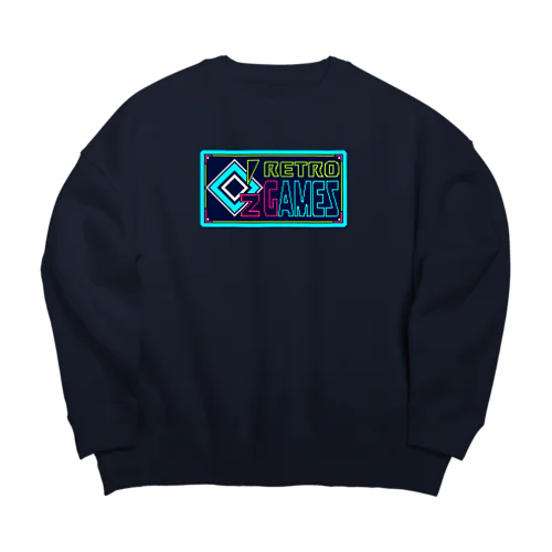 Q'zRETROGAMES Big Crew Neck Sweatshirt