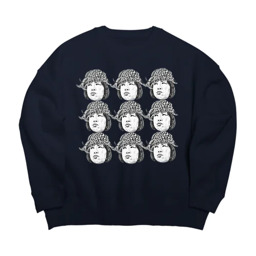 雨虎マキロン9 Big Crew Neck Sweatshirt