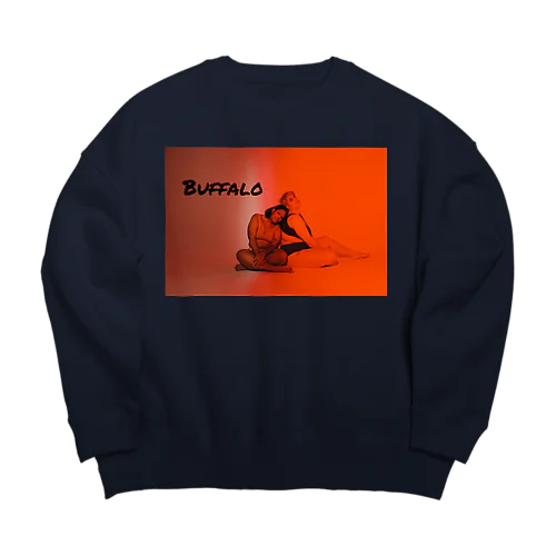 我慢しない生き方 Big Crew Neck Sweatshirt