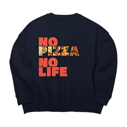 No Pizza No Life ビッグシルエットスウェット