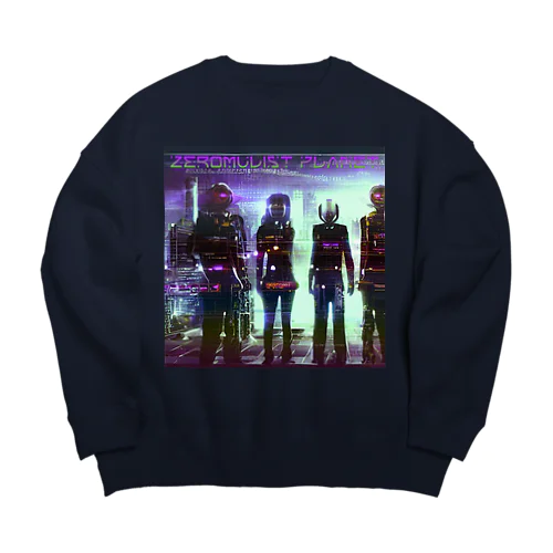 Zeromulist planet IAM’S Big Crew Neck Sweatshirt