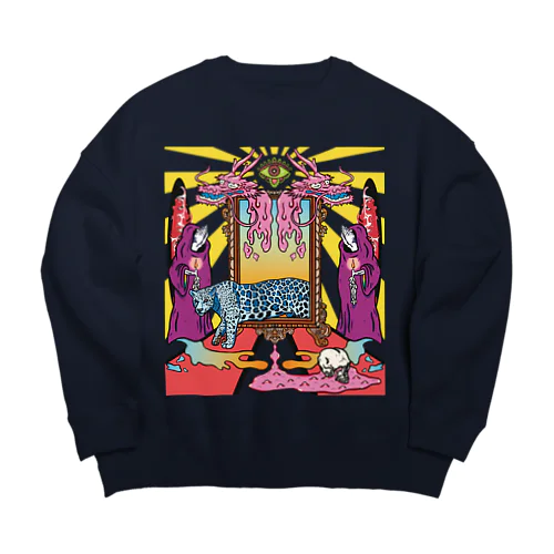 ジャガーさんの異世界探訪 Big Crew Neck Sweatshirt