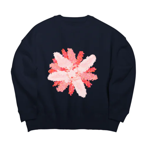 flower K-1 Big Crew Neck Sweatshirt