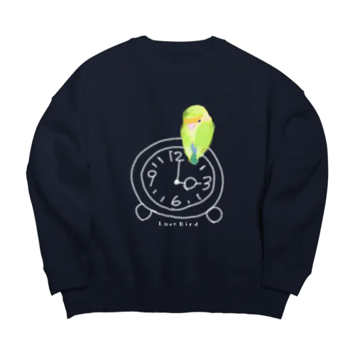 ３時のコザクラインコ Big Crew Neck Sweatshirt