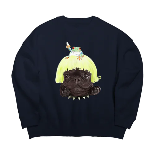 フレブル愛 Big Crew Neck Sweatshirt