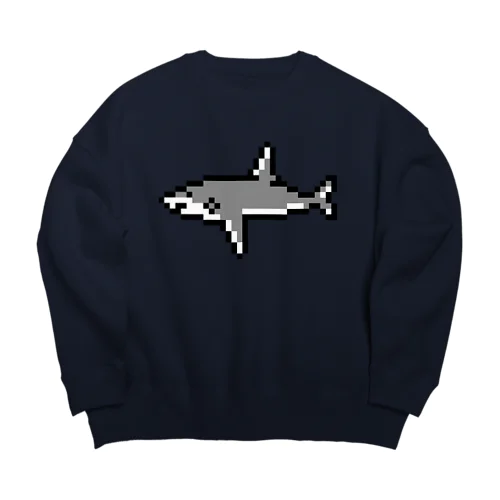 PENKICK サメ Big Crew Neck Sweatshirt