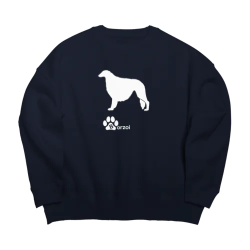 ボルゾイ Big Crew Neck Sweatshirt