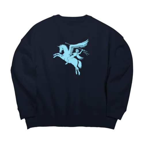 ペガサスに乗るベレロフォン（イギリス空挺部隊） Big Crew Neck Sweatshirt