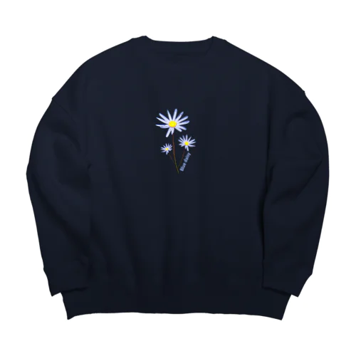 野に咲く花 Big Crew Neck Sweatshirt