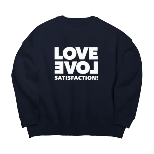 ラブラブまんぞくビッグシルエットトレーナー。 Big Crew Neck Sweatshirt