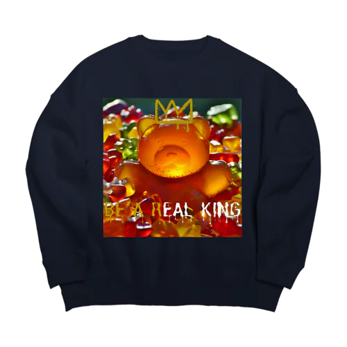 DIP DRIP "King Bear" Series Big Crew Neck Sweatshirt